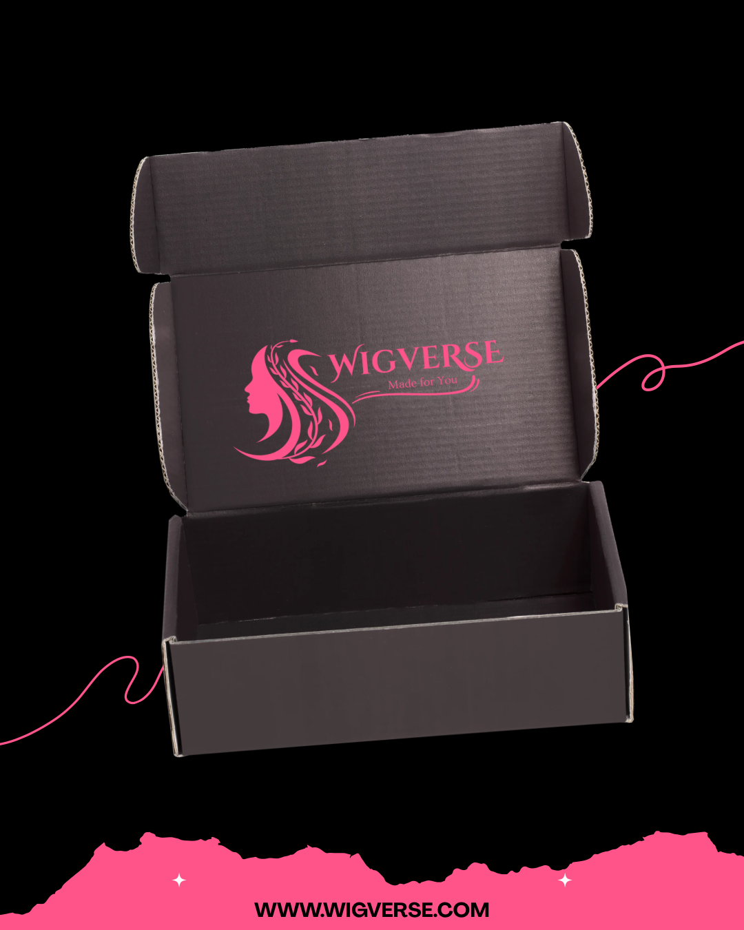WigVerse branded packaging