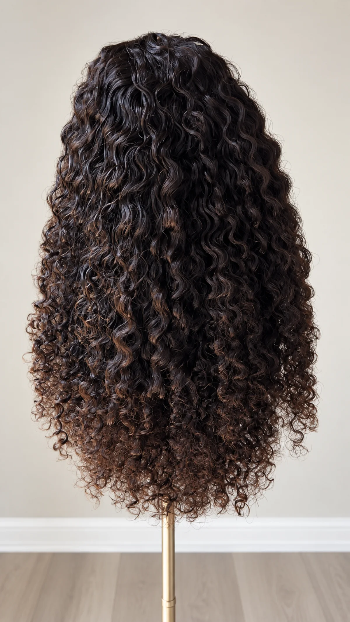 3 in 1 Kinky Curly Half Wig